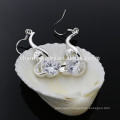 Shine Earring Crystal Swan Silver Earring Fashion Style DS007 DS007